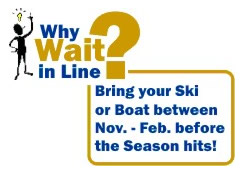 Why wait in line? Bring your boat before the season hits!